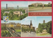 Ostrava - Stará a Nová radnice,Sýkorův most,tank