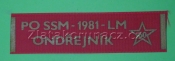 PO SSM - 1981 - LM Ondřejník