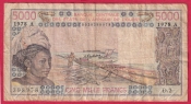 Pobřeží slonoviny - 5000 Francs 1978