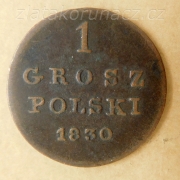 Polsko - 1 grosz 1830 FH