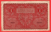 Polsko - 1 Marka 1919 - série I., 1 písmeno