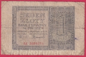 Polsko - 1 Zloty 1941
