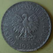 Polsko - 1 zloty 1981 