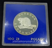 Polsko - 100 zlotych 1978 Ochrona Srodowiska -Bobr