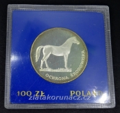 Polsko - 100 zlotych 1981 Ochrona Srodowiska -Kůň