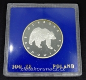 Polsko - 100 zlotych 1983 Ochrona Srodowiska- Medvěd