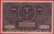 Polsko - 1000 Marek 1919 - Série III., 1 písmeno