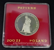 Polsko - 200 zlotych 1985 Pomnik -PRÓBA