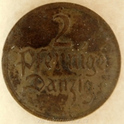 Polsko - Gdaňsk - 2 pfennig 1926