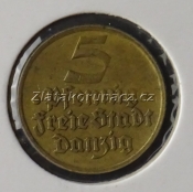Polsko - Gdaňsk - 5 pfennig 1932
