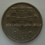 Portugalsko -  2 1/2 escudos 1963