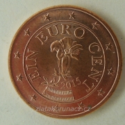 Rakousko - 1 Cent 2015