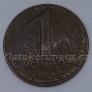 Rakousko - 1 groschen 1935