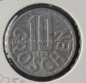 Rakousko - 10 groschen 1963