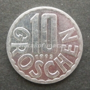 Rakousko - 10 groschen 1995