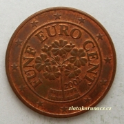 Rakousko - 5 Cent 2002