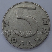 Rakousko - 5 groschen 1931