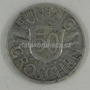 Rakousko - 50 groschen 1947
