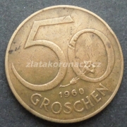 Rakousko - 50 groschen 1960