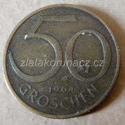 Rakousko - 50 groschen 1964