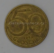 Rakousko - 50 groschen 1980