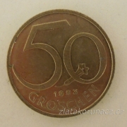 Rakousko - 50 groschen 1993