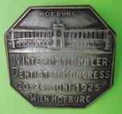 Rakousko -  IV. mezinárodní kongres zubařů 1925