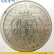 Řecko - 10 drachmai 1968