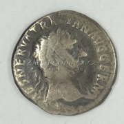 Řím císařství - Denár - Hadrianus 117-138, sedící concordia 