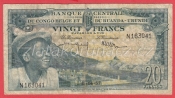 Rwanda - Urundi-(Belgické Congo)  - 20 Francs 1957
