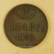 Rusko - 1 kopějka 1856 B.M.