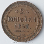 Rusko - 2 kopějka 1856 B.M.