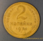 Rusko - 2 kopějka 1936