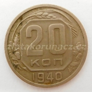 Rusko - 20 kopějek 1940