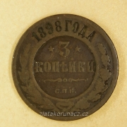 Rusko - 3 kopějka 1898 - S.P.B.