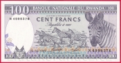 Rwanda -100 Francs 1989