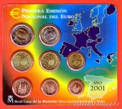 sada Euro - Španělsko - 2001