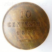 San Marino - 10 centesimi 1875