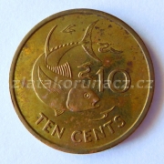 Seychelles -  10 cents 1994