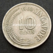 Singapur - 10 cents 1968