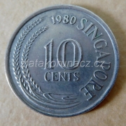 Singapur - 10 cents 1980