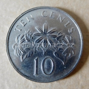 Singapur - 10 cents 1991
