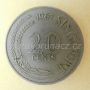 Singapur - 20 cents 1967