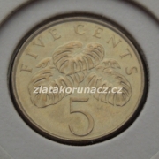 Singapur - 5 cent 1997