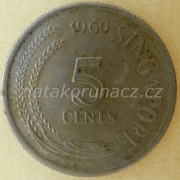 Singapur - 5 cents 1969