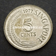Singapur - 5 cents 1977