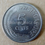 Singapur - 5 cents 1982