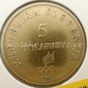 Slovinsko - 5 tolarjev 1996 Olimpijske igre