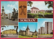 Sokolov - Barokní kostel a zámek, sídliště
