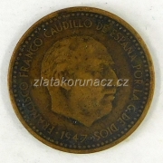 Španělsko - 1 peseta 1947 (48)